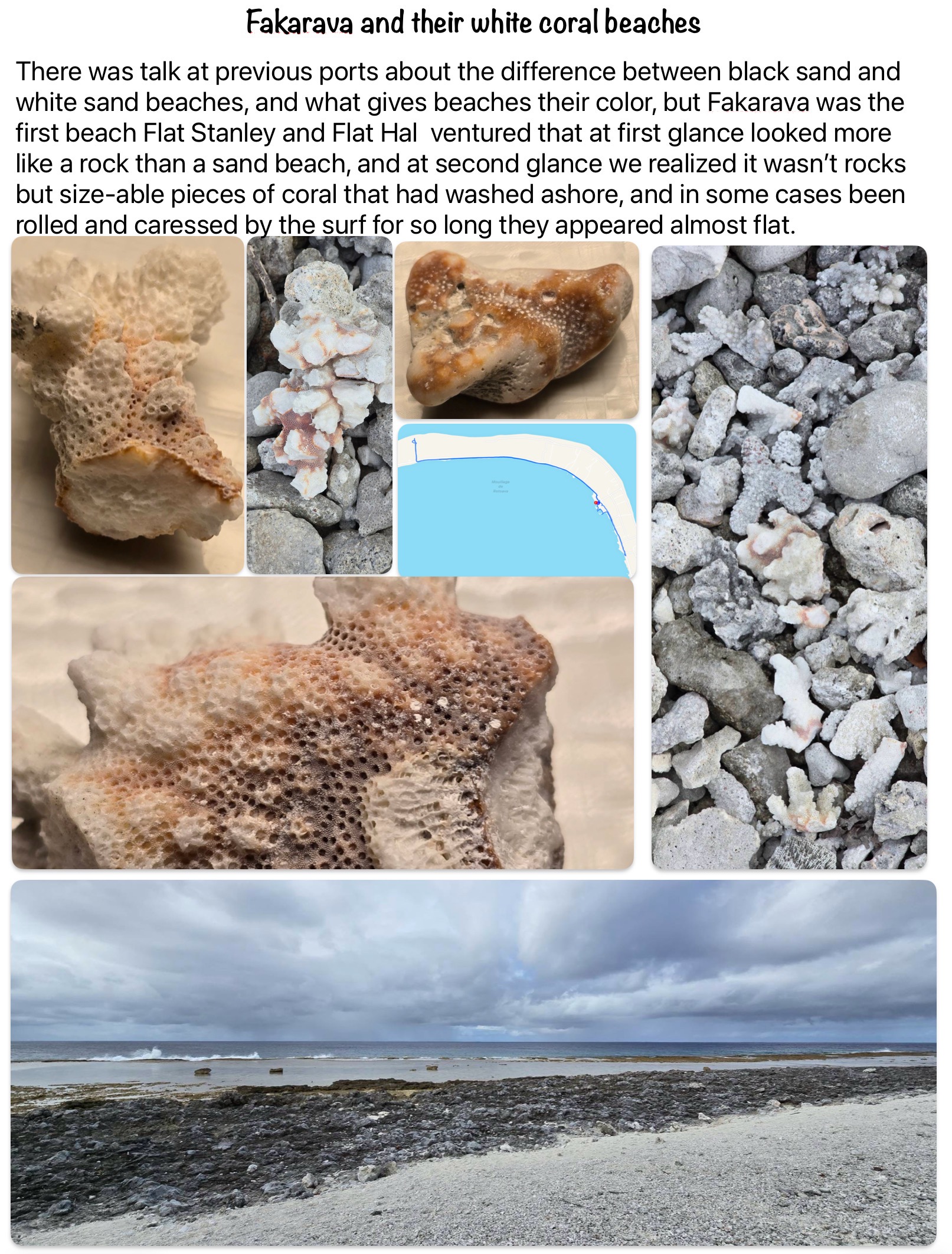 Fakarava and their white coral beaches