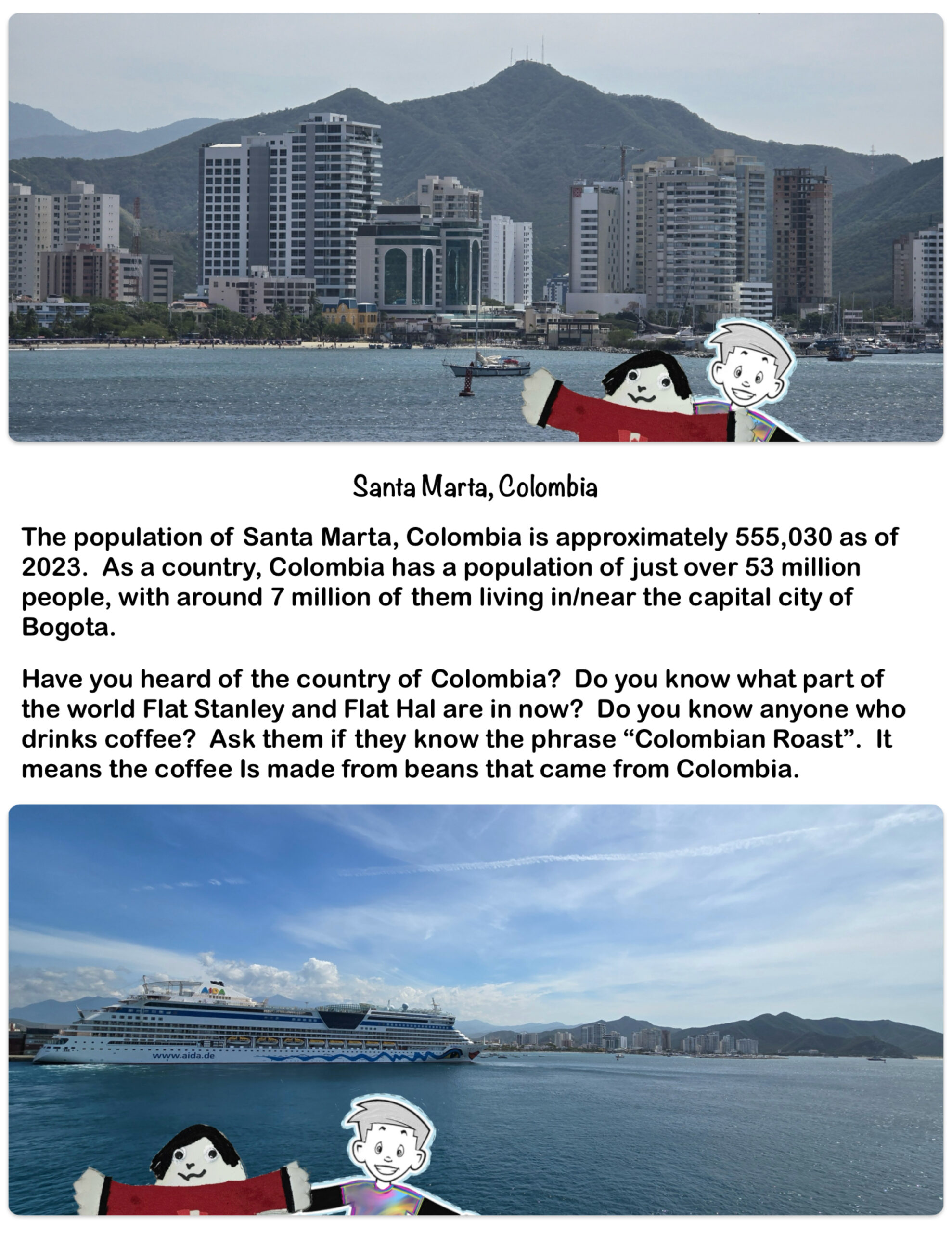 Santa Marta, Colombia… where in the world are the flat fellas?
