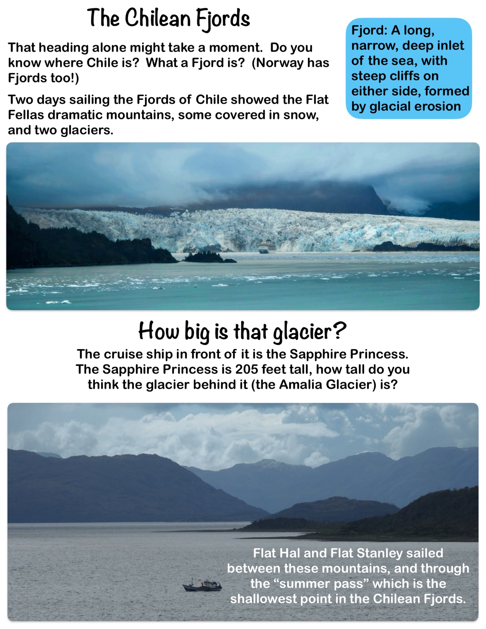 The Chilean Fjords
