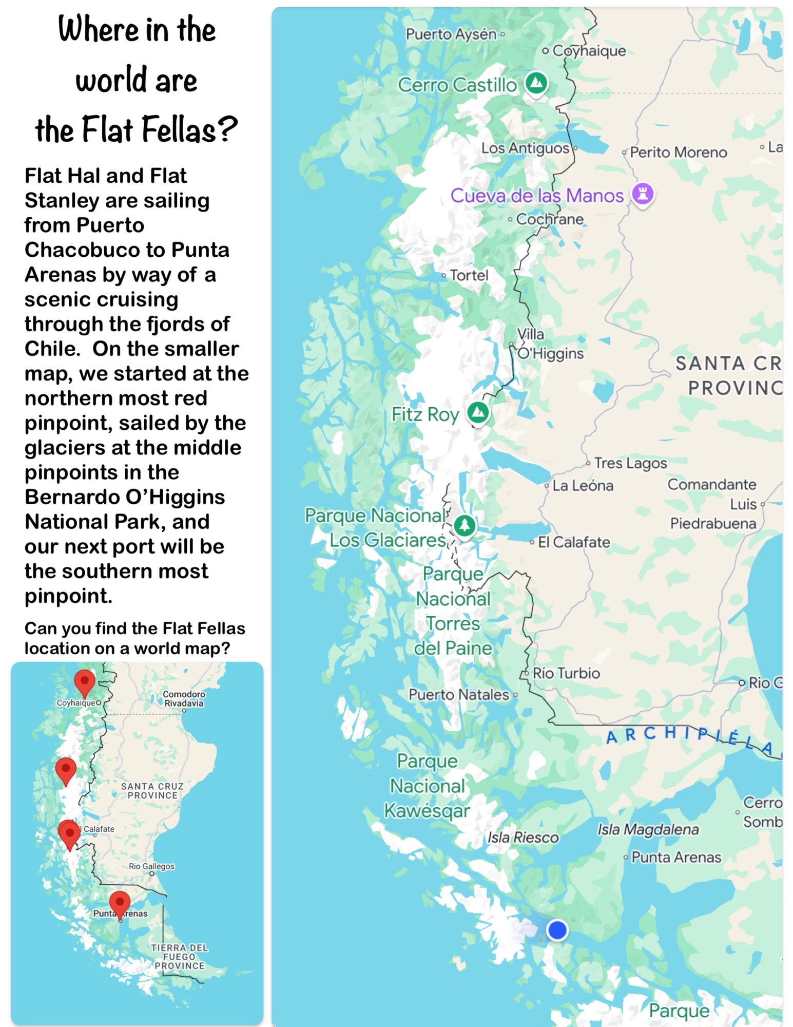 Where in the world are the Flat Fellas?