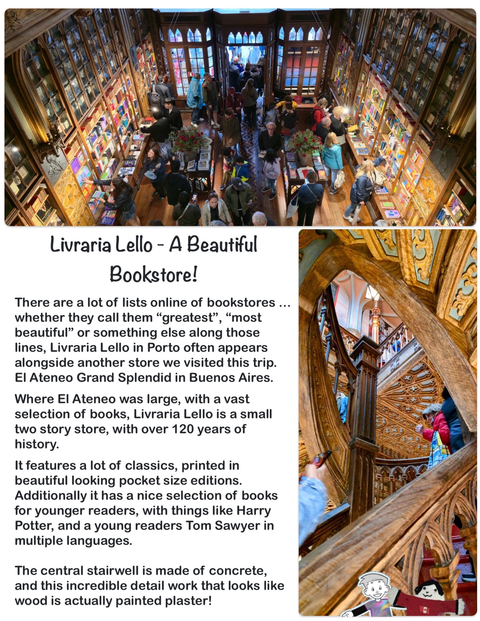 Livraria Lello – A Beautiful Bookstore!