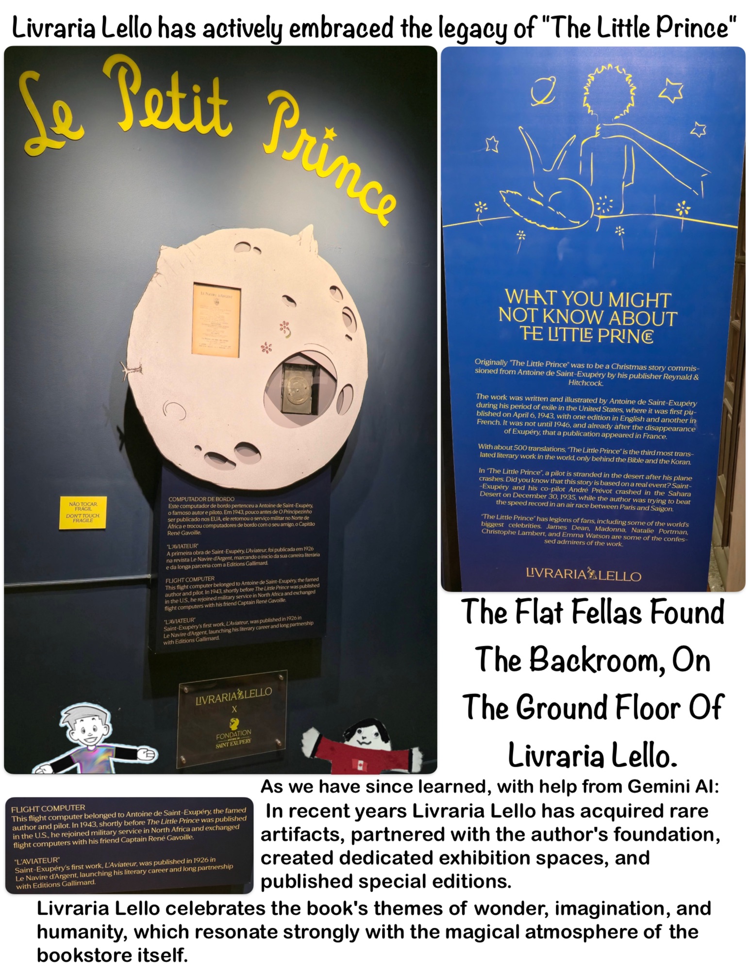 Livraria Lello has actively embraced the legacy of “The Little Prince”