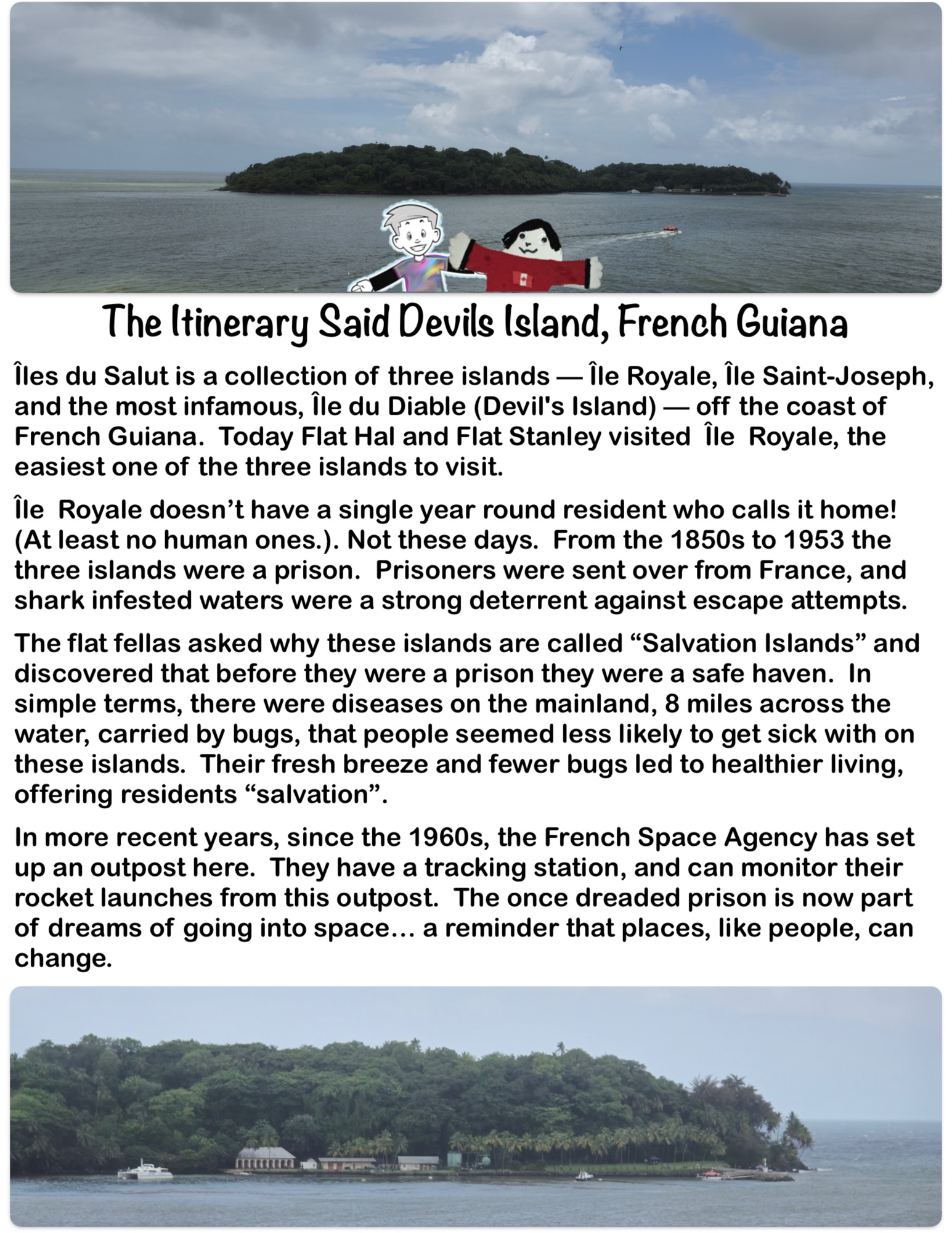 The Itinerary Said Devils Island, French Guiana