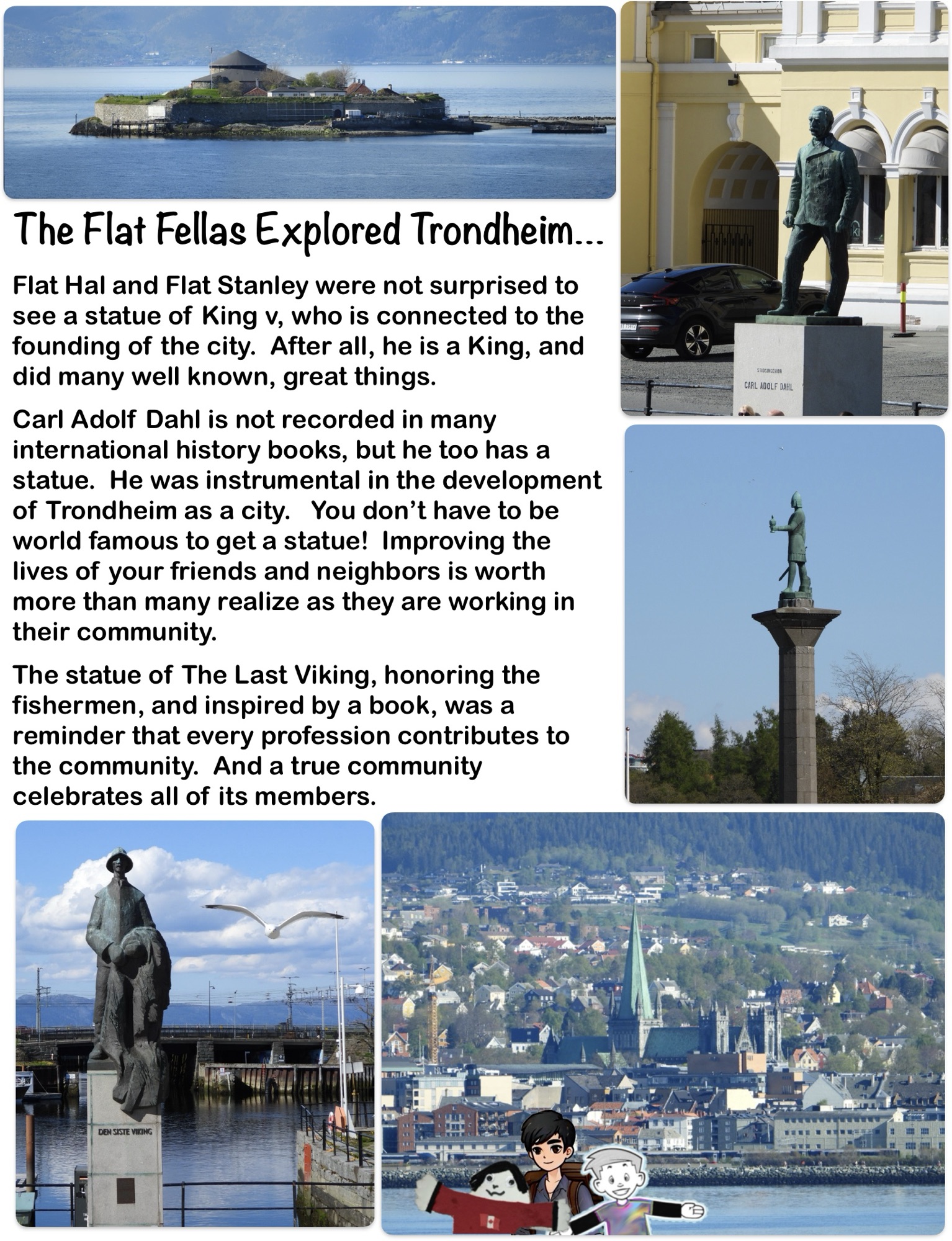 The Flat Fellas Explored Trondheim…