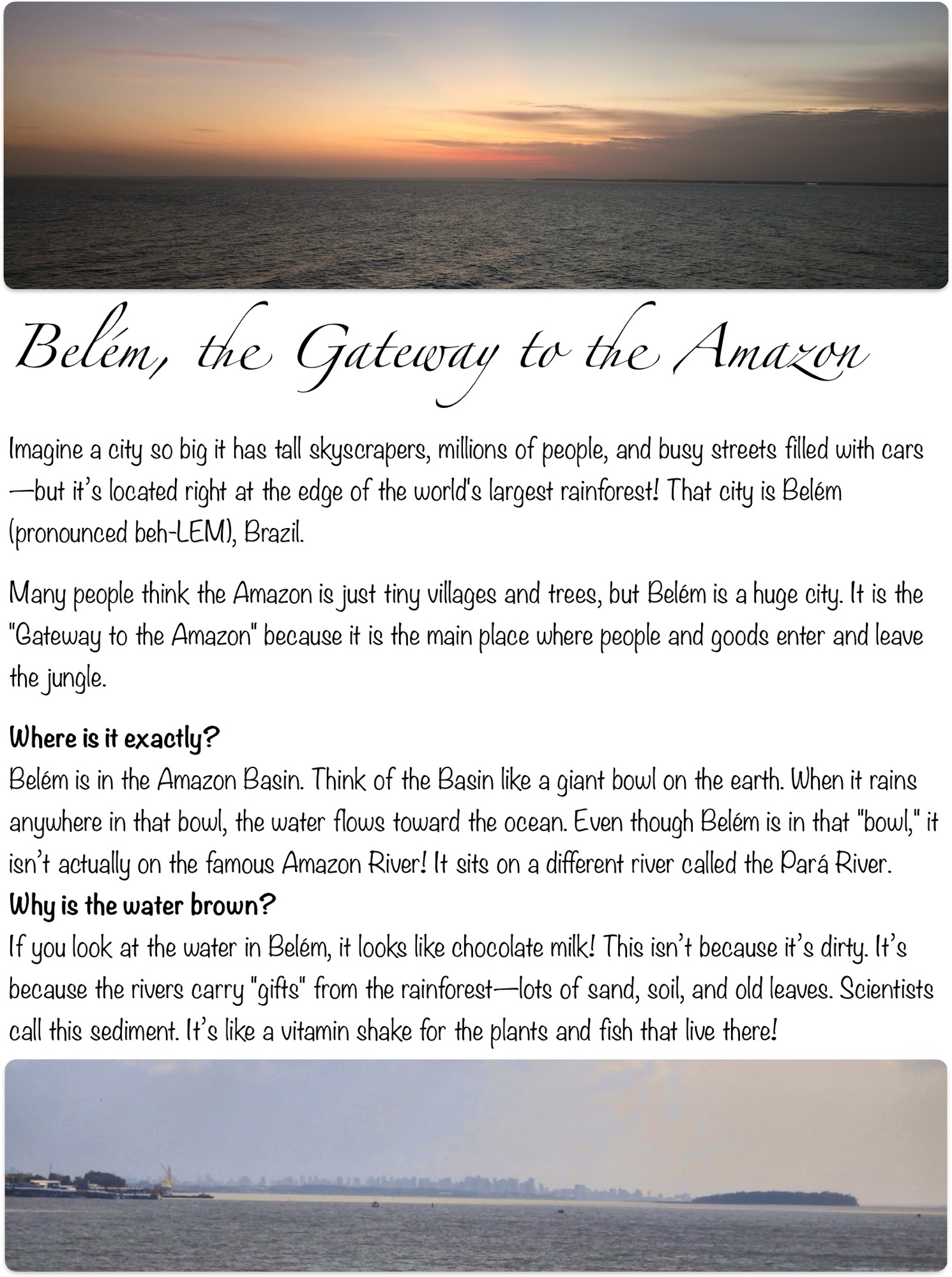 Belém, the Gateway to the Amazon