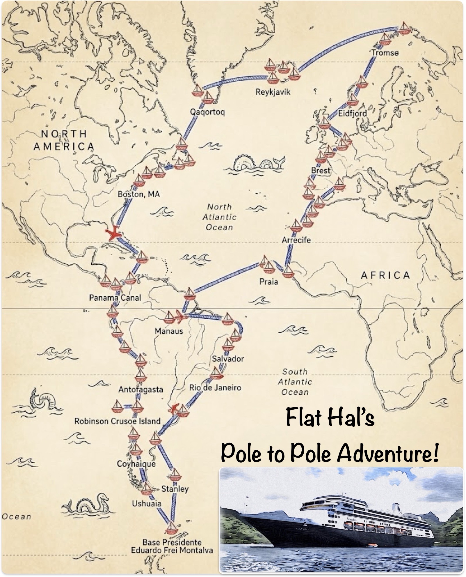Flat Hal’sPole to Pole Adventure!